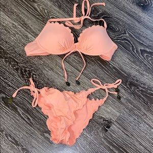 Coral Pink Bikini